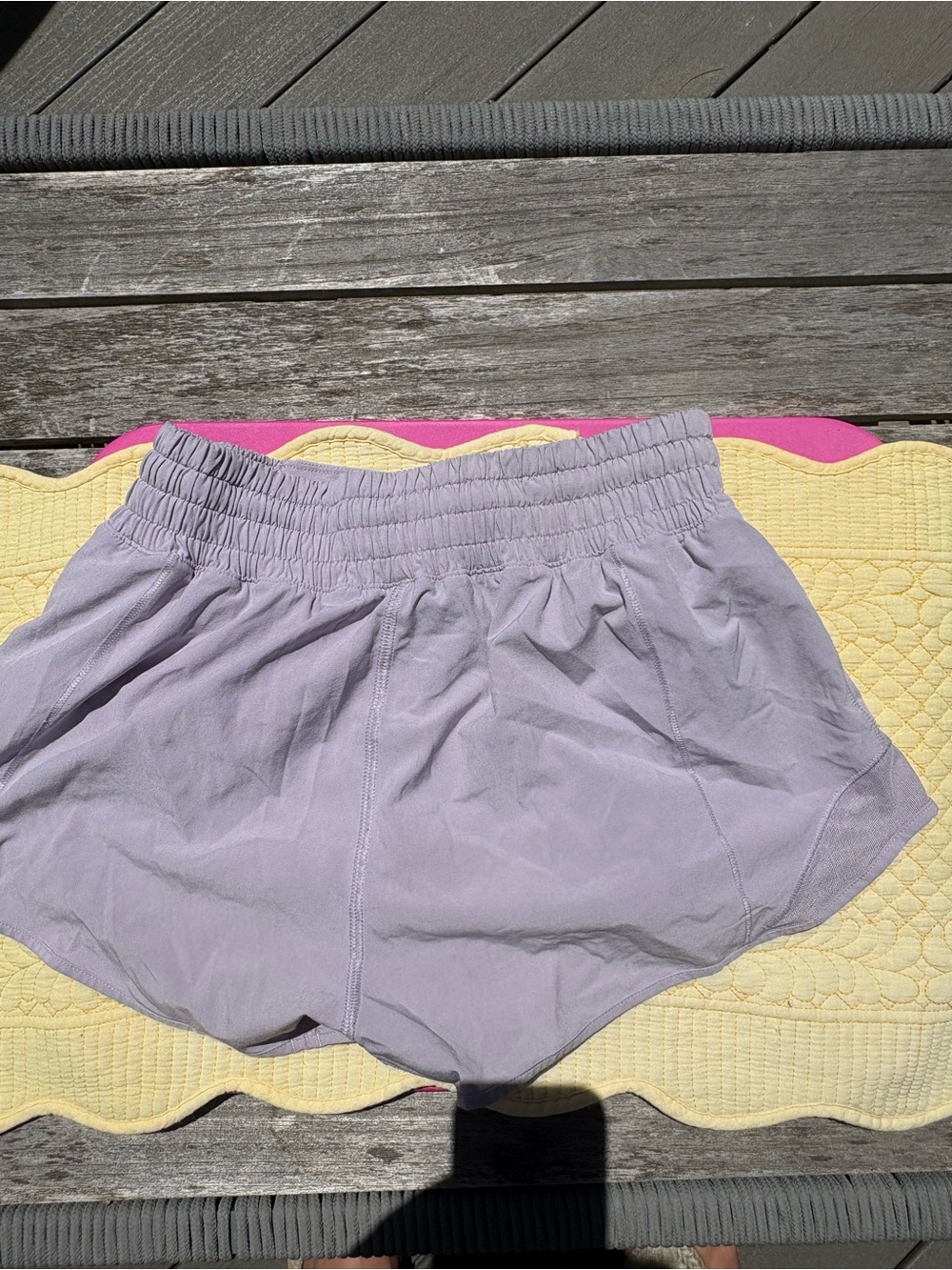 lululemon athletica Lilac Elastic-Waist Athletic Shorts - Picture 3 of 3